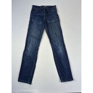 Madewell 10" High-Rise Skinny Jeans Women's Size 24 Dark Wash Denim